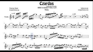 Czardas Partitura para Violín [upl. by Doreg]