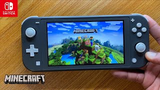 Minecraft Nintendo Switch Lite Gameplay [upl. by Boeschen679]