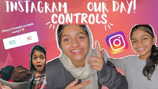 INSTAGRAM CONTROLS OUR DAY😱 LOCKDOWN EDITION  BUOYANT SISTERS [upl. by Annahael]