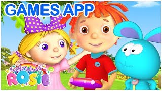 Fun cartoons for kids  Free Games App for Kids  Everythings Rosie [upl. by Irroc]