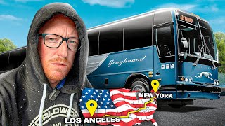 I Spent 5 DAYS on Americas Longest Greyhound Bus It Was HELL [upl. by Neelrahc]