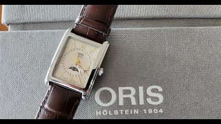 ORIS Rectangular Moonphase Pointerdate [upl. by Breed]