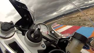 Crazy Onboard BMW S1000RR Continental ContiTrack Circuito Almería [upl. by Shanna]