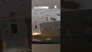 Dashcam Tennessee Driver Barely Escapes After Being Caught in EF3 Tornado  AccuWeather [upl. by Eicyak630]