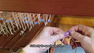 Tying up the Bergman Countermarch Loom  Part 1 Texsolv Method [upl. by Cornelle]