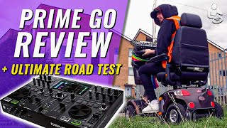 Denon DJ PRIME GO on WHEELS  A REAL DJ Review [upl. by Enomyar]