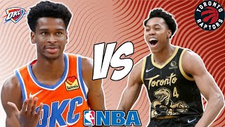 Oklahoma City Thunder vs Toronto Raptors 2424 NBA Free Picks amp Predictions  NBA Tips [upl. by Heidt]