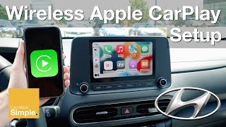 How To Setup Wireless Apple CarPlay in Hyundai Vehicles [upl. by Ttekcirc]