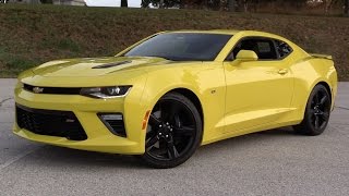 2016 Chevrolet Camaro SS 6Spd Start Up Road Test and In Depth Review [upl. by Maggee]