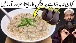 Baingan ka Raita Recipe by RecipeTrier بیگن کا رائتہ Aubergine  Egg plant Dip [upl. by Ibrad447]