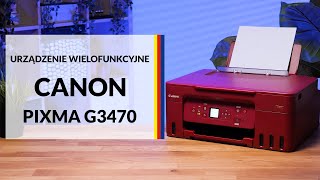 Urządzenie wielofunkcyjne Canon PIXMA G3470 – dane techniczne – RTV EURO AGD [upl. by Najed]