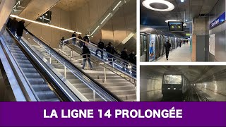 MÉTRO  Prolongement de la Ligne 14 à Mairie de SaintOuen [upl. by Are882]