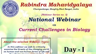 Rabindra Mahavidyalaya Webinar Series no5 dayI [upl. by Rehpotsirhc]