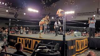 Nwa 75 Kamille vs Markova womens wrestling [upl. by Kinnie]