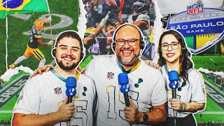 NFL EM SÃO PAULO Vamos lembrar desse dia para sempre [upl. by Sitoeht]