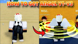 How To Get AngelSky V1 V2 V3 Blox Fruits  Beginners Guide [upl. by Davey]