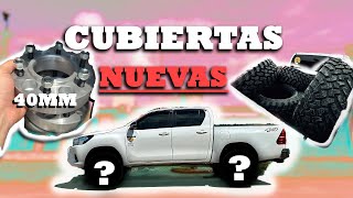 CUBIERTAS Y ESPACIADORES NUEVOS 😍 Para la HILUX QUEDO un SUEÑO Maximerhell [upl. by Mairem]