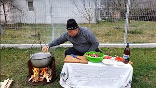 ‼️PASTRAMĂ DE OAIE LA CEAUN‼️CEA MAI BUNA REȚETĂ DE PASTRAMĂ GATITA IN NATURA‼️ [upl. by Fleisig]