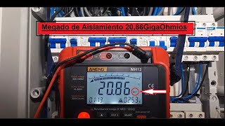 Megado Aislamiento 2086 GigaOhmios [upl. by Suiram]