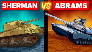 World War 2 Tank vs Modern Abrams Tank  Who Wins [upl. by Akkire567]