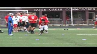 Klay Arthur FB Class of 2011 National Underclassmen Football Combine CampLexington [upl. by Backer]