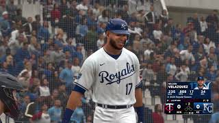 MLB The Show 24 Gameplay Minnesota Twins vs Kansas City Royals  PS5 4K60FPS [upl. by Hannahsohs]