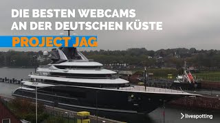 Superyacht Project Jag im NordOstee Kanal [upl. by Shuma]