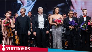 Plácido Domingo and the Virtuosos  Concert at MVM Dome  Budapest Hungary [upl. by Aitat]