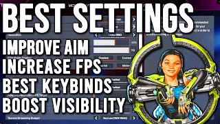 BEST APEX LEGENDS SETTINGS SEASON 19 FULL GUIDE IN DEPTH UPDATED [upl. by Ziagos]