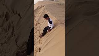 beauty of Rajasthan🏝️ thar sand dunes 🏜️🐪🐫 sanddunes thar desert desertsafari reels suratgarh [upl. by Seniag]