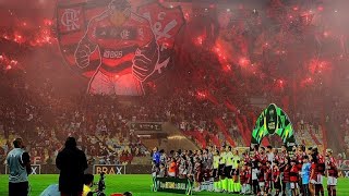 RECEBIMENTO ARREPIANTE DA TORCIDA DO FLAMENGO NO MARACANÃ FLAMENGO X FLUMINENSE [upl. by Annaesor341]