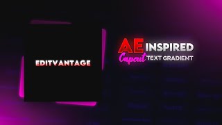 AE like Text Gradient in CapCut [upl. by Lamraj684]