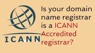 How to find ICANN accredited Domain name registrars [upl. by Naehs848]