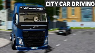 VOLVO FH  mit dem TRUCK über die Landstraße CITY CAR DRIVING 2  der AutoSimulator [upl. by Aynnat]