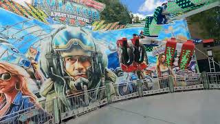 Aviator Ockers  Kermis Best 2024  POV Onride 4K [upl. by Hepsoj]