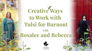 Tulsi for Burnout with Rebecca Altman  Tulsi Shrub Recipe [upl. by Nilhtac]