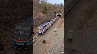 Amtrak SAAHC At The Garrison Tunnel Train 256 To New York 😃 [upl. by Jodi]