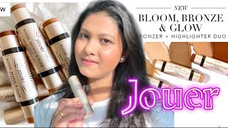 32  JOUER COSMETICS BloomBronze amp Glow Bronzer  Highlighter Duo [upl. by Luckin129]