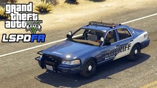 GTA 5  LSPDFR Episode 80 Stolen Money Truck  Lion Attack Highway Patrol [upl. by Ennairac250]