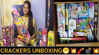 Sivakasi Crackers Unboxing💥💣🧨 2Ø24 Diwali start Agiduchi🥳 Ranjith Abi Journey [upl. by Cherish]