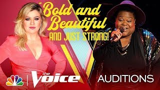 Injoy Fountain sing quot7 Ringsquot on The Voice 2019 Blind Auditions [upl. by Macdonald]