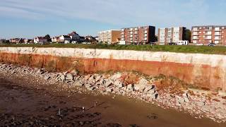 Hunstanton beach and cliffs [upl. by Ahsiekal110]