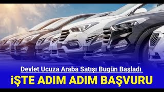 Son dakika Devlet ucuza araç satışı başladı İşte yediemin 2 el araç satışı UYAP ihale başvurusu [upl. by Yragerg332]