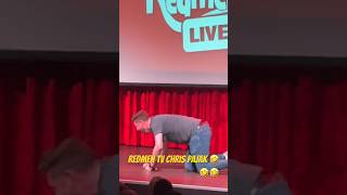 Redmen tv Chris Pajak somersault 🤣🤣 liverpoolfc redmentv chrispajak shorts [upl. by Nnayrrehs]