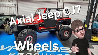 Axial Jeep CJ7 Build PT2 Wheels [upl. by Trueblood]