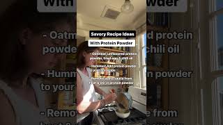 Savory Protein Powder Recipes [upl. by Valma]