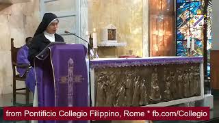 Daily Mass at Pontificio Collegio Filippino Rome March 27 2020 [upl. by Danzig]