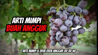 ARTI MIMPI BUAH ANGGUR amp EREK EREK ANGGUR 2D 3D 4D [upl. by Rehpotsrik]