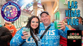 GREAT ONESIE BAR CRAWL  Vegas Travel Vlog Day 2  Drinksgiving on Fremont  Nov 2023 [upl. by Hansen]