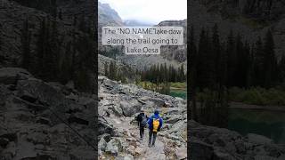 A no name lake along the trail going to Lake Oesa ohara mountains beautifulbritishcolumbia [upl. by Shu]